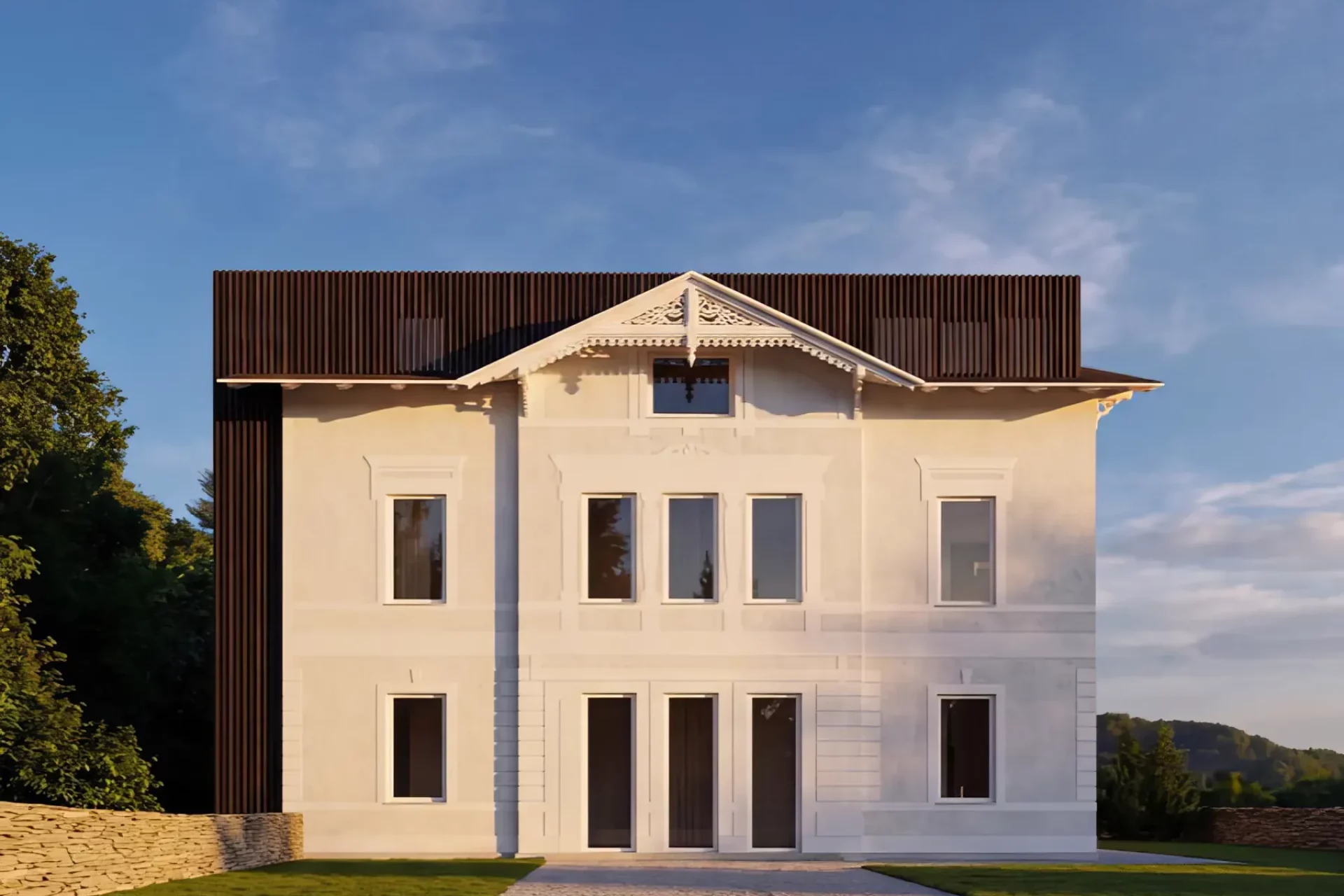 Developersky projekt Švýcarská vila 2