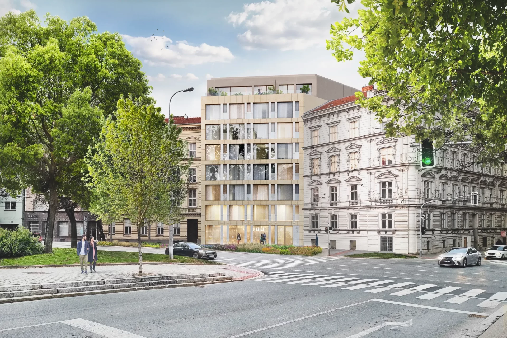 Developersky projekt Palác Glacis 3