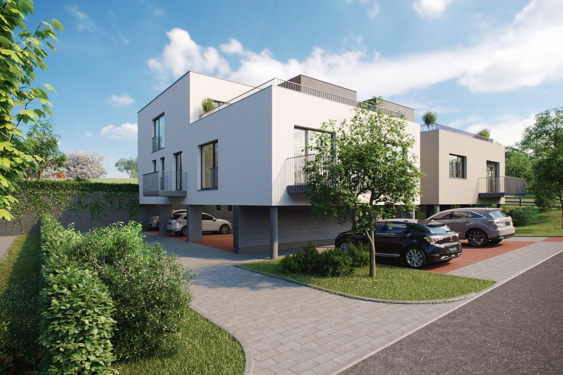 Developersky projekt Viladům Meruňková 2