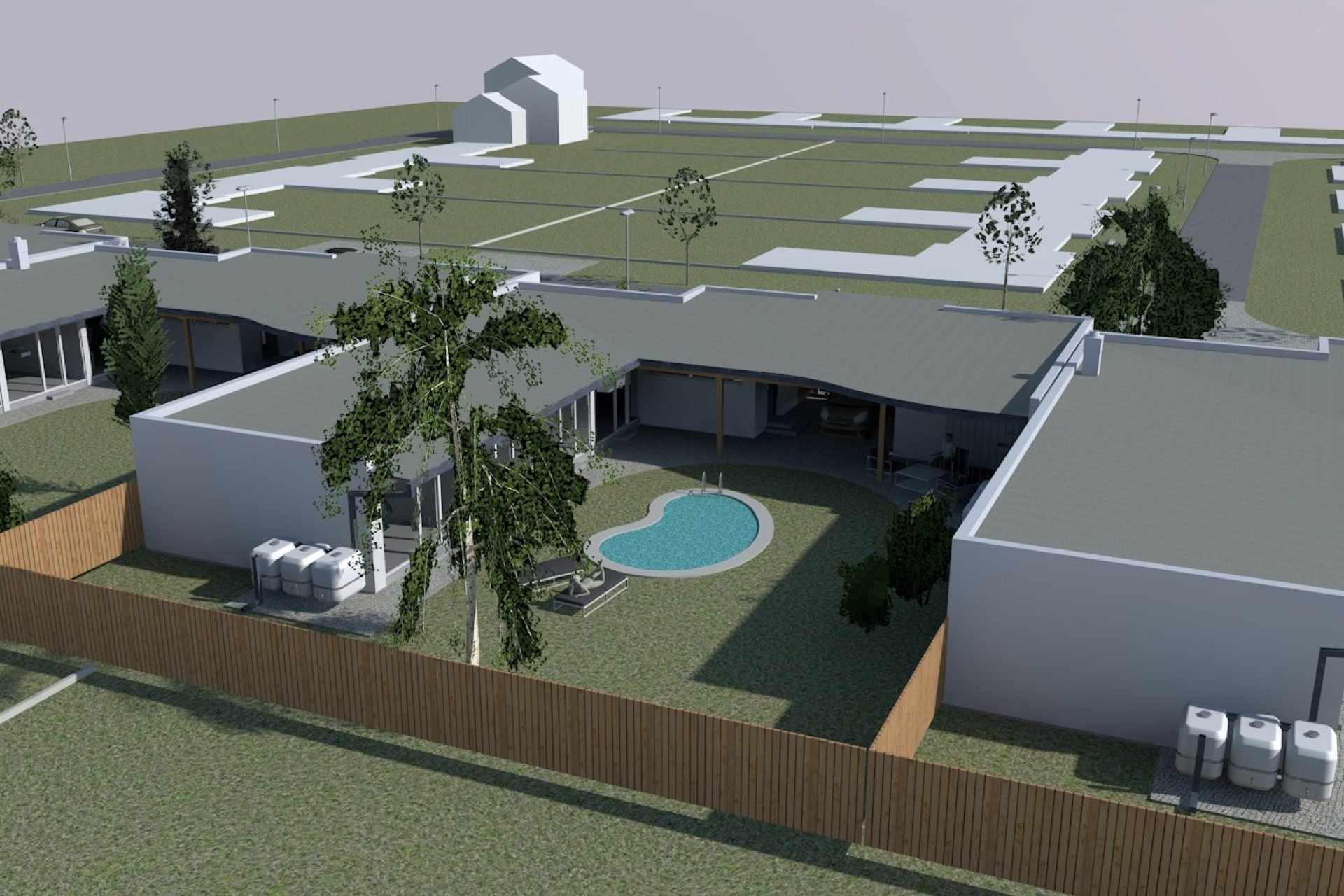 Developersky projekt Rodinné domy Hlušovice