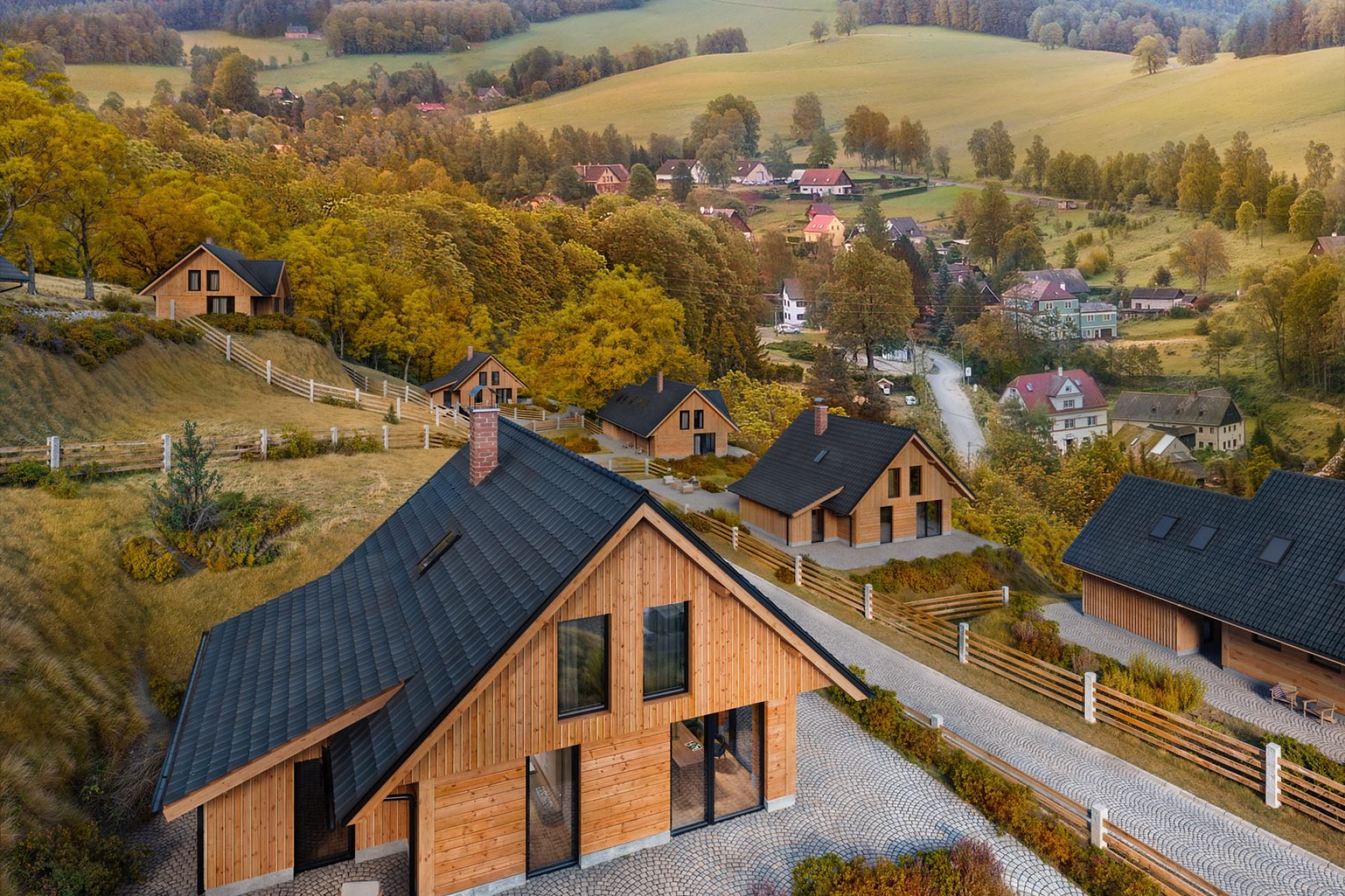 Developersky projekt Jizerské Chalety 2