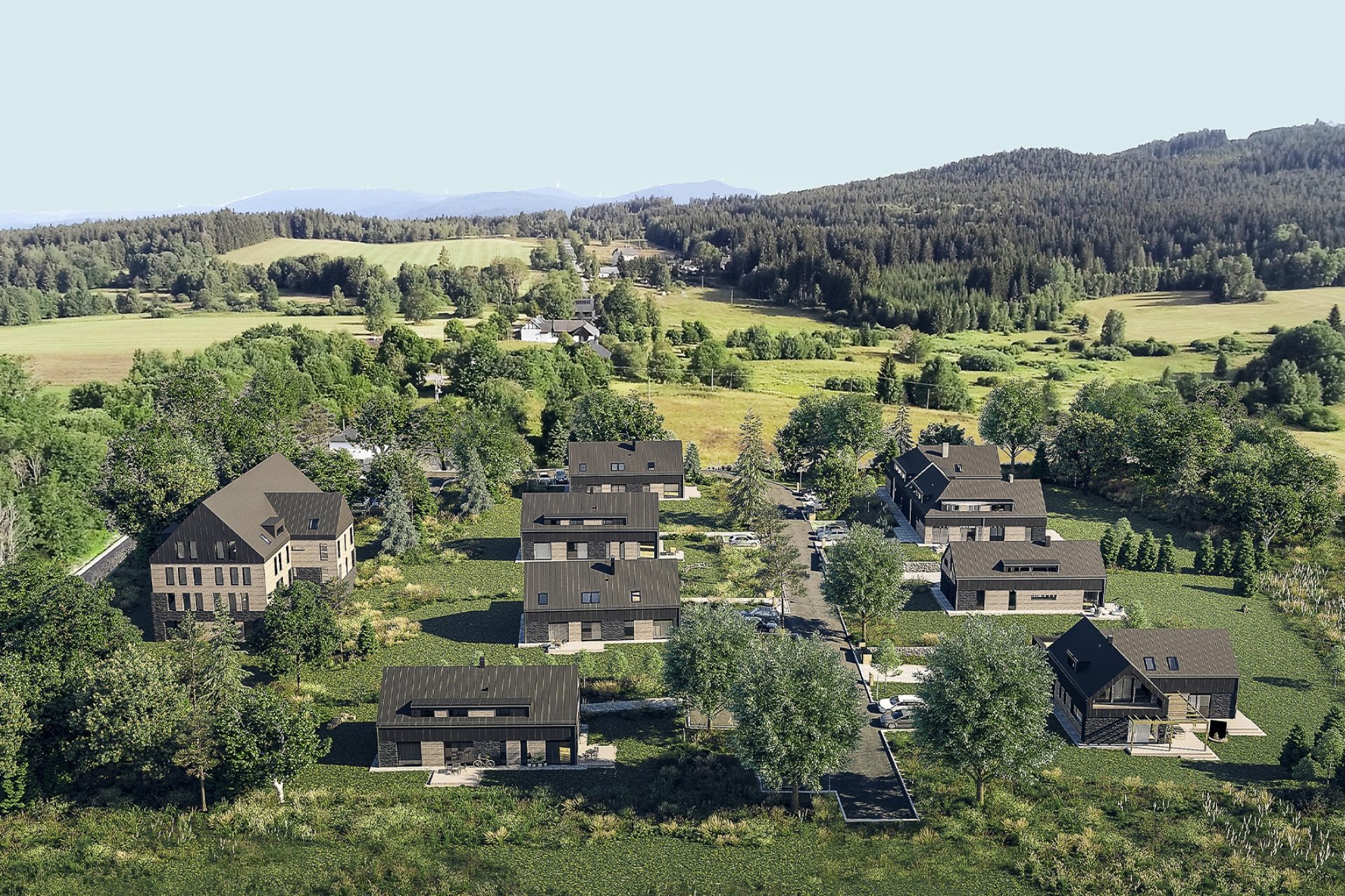 Developersky projekt Panorama Chlum 2
