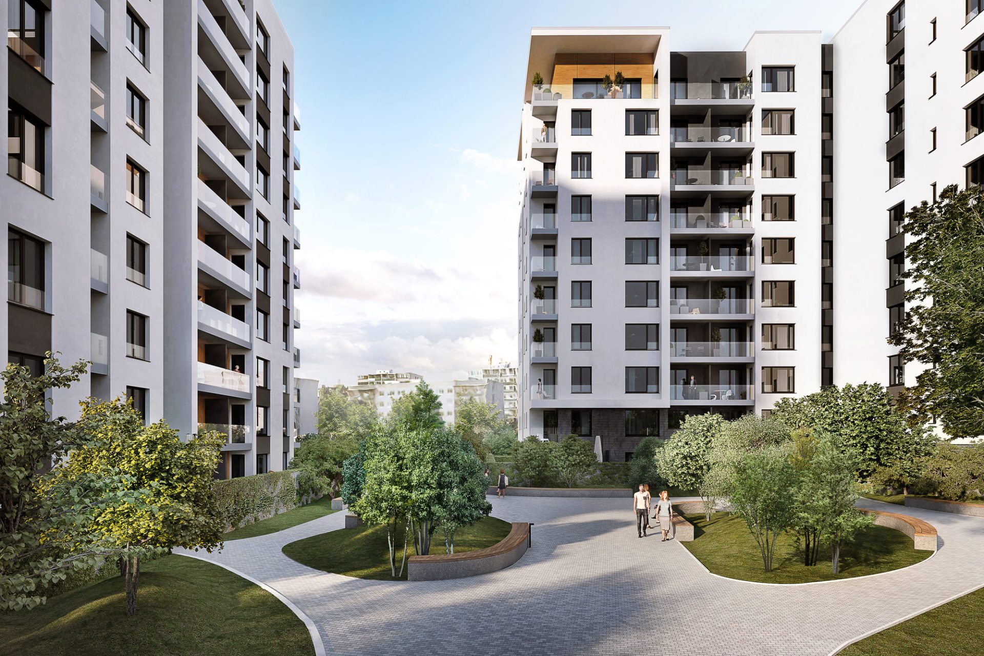 Developersky projekt Zelené město Heights 3