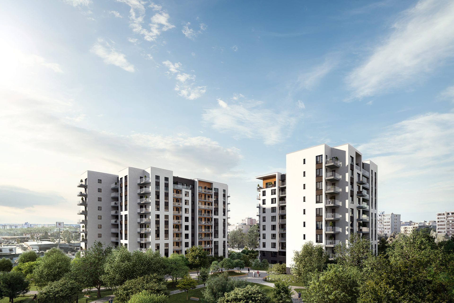 Developersky projekt Zelené město Heights 2