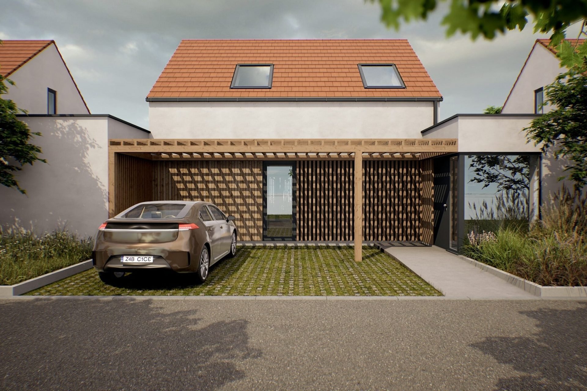 Developersky projekt Rodinné domy Chválkovice 2