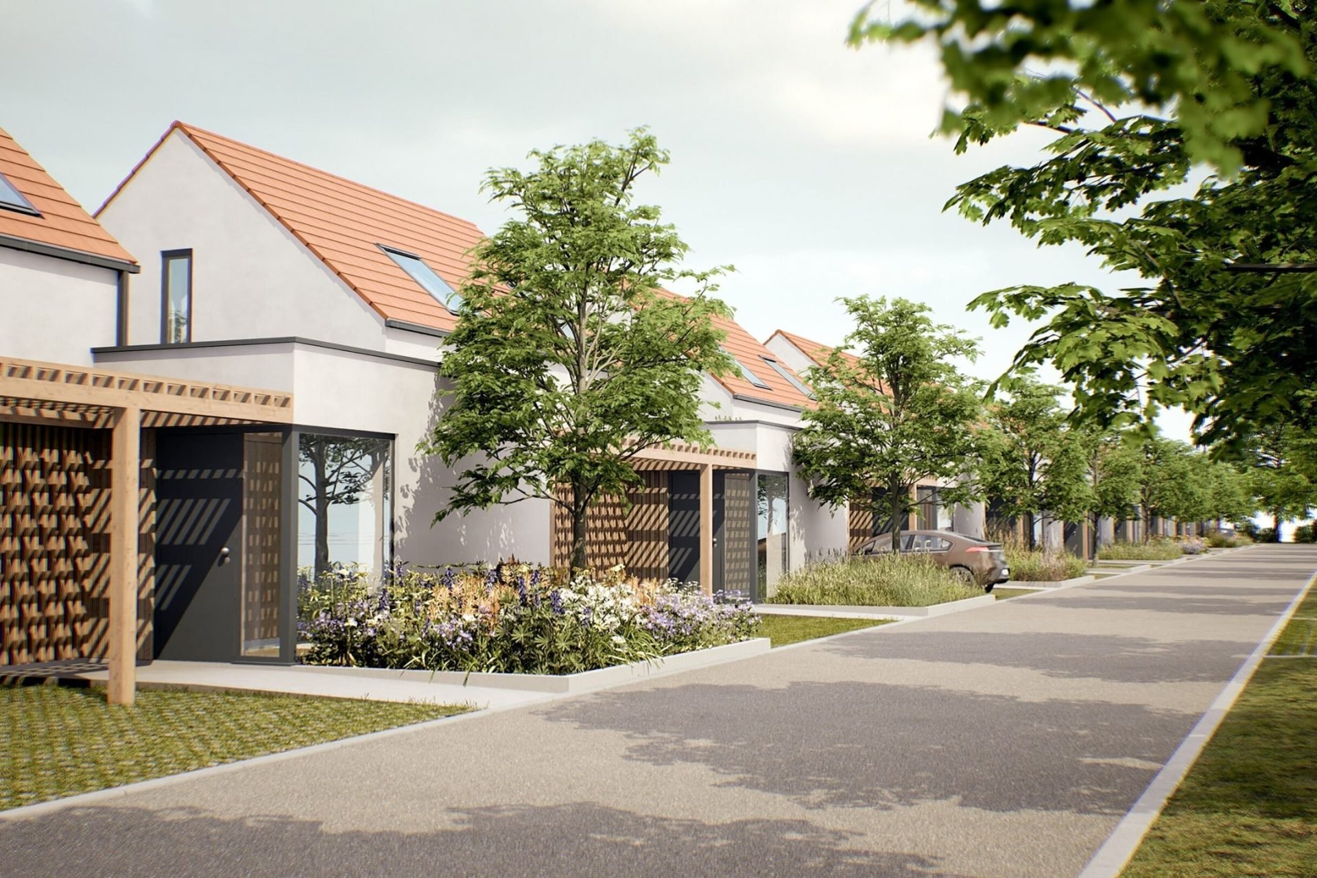 Developersky projekt Rodinné domy Chválkovice