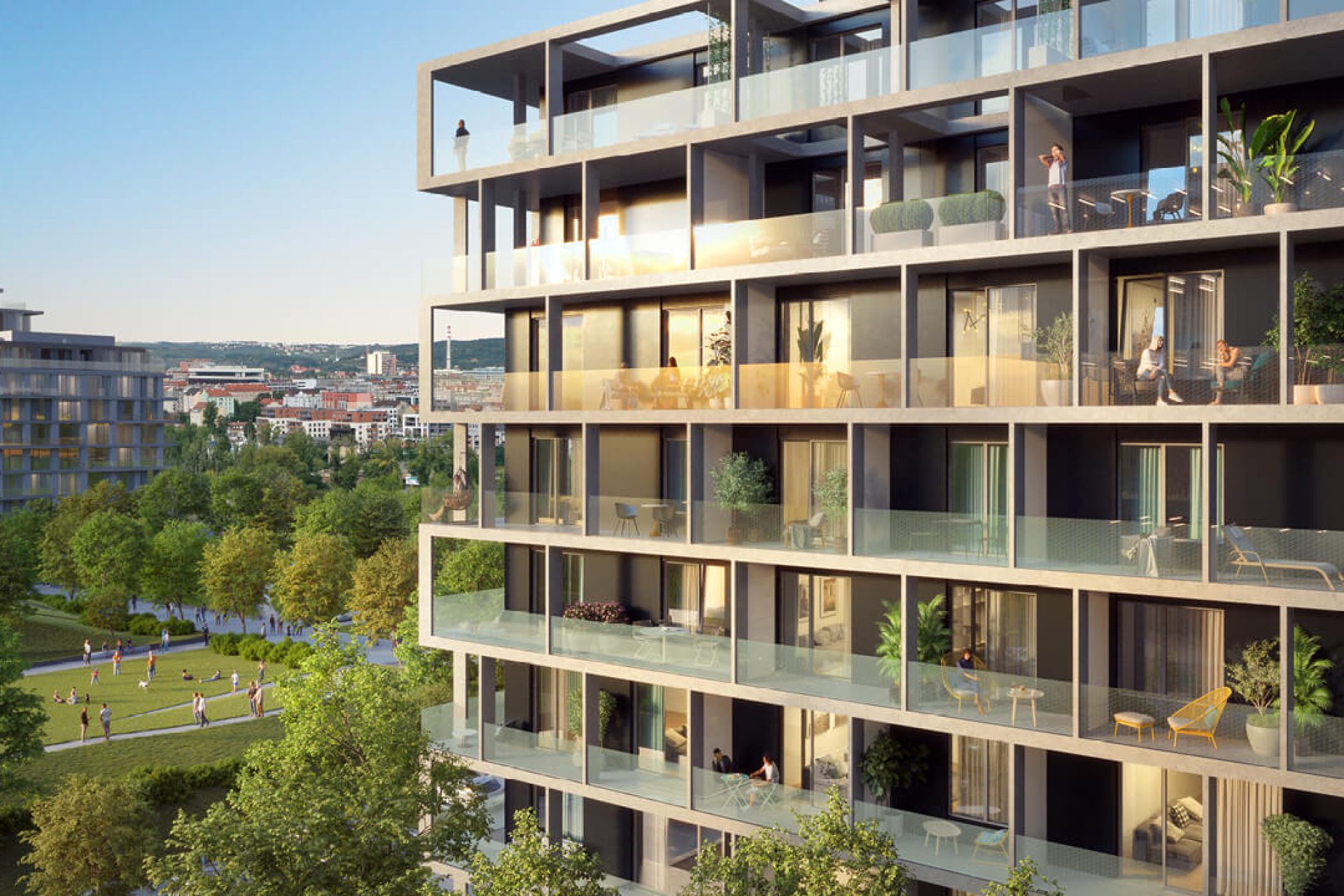 Developersky projekt Rohan City - Riviéra Karlín 2