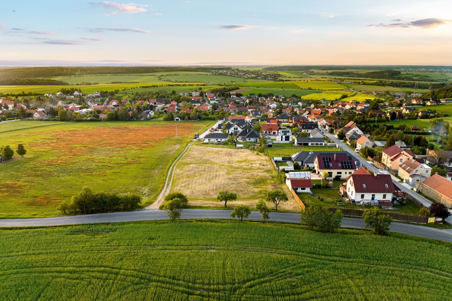 Developersky projekt Stavební pozemky Bratronice