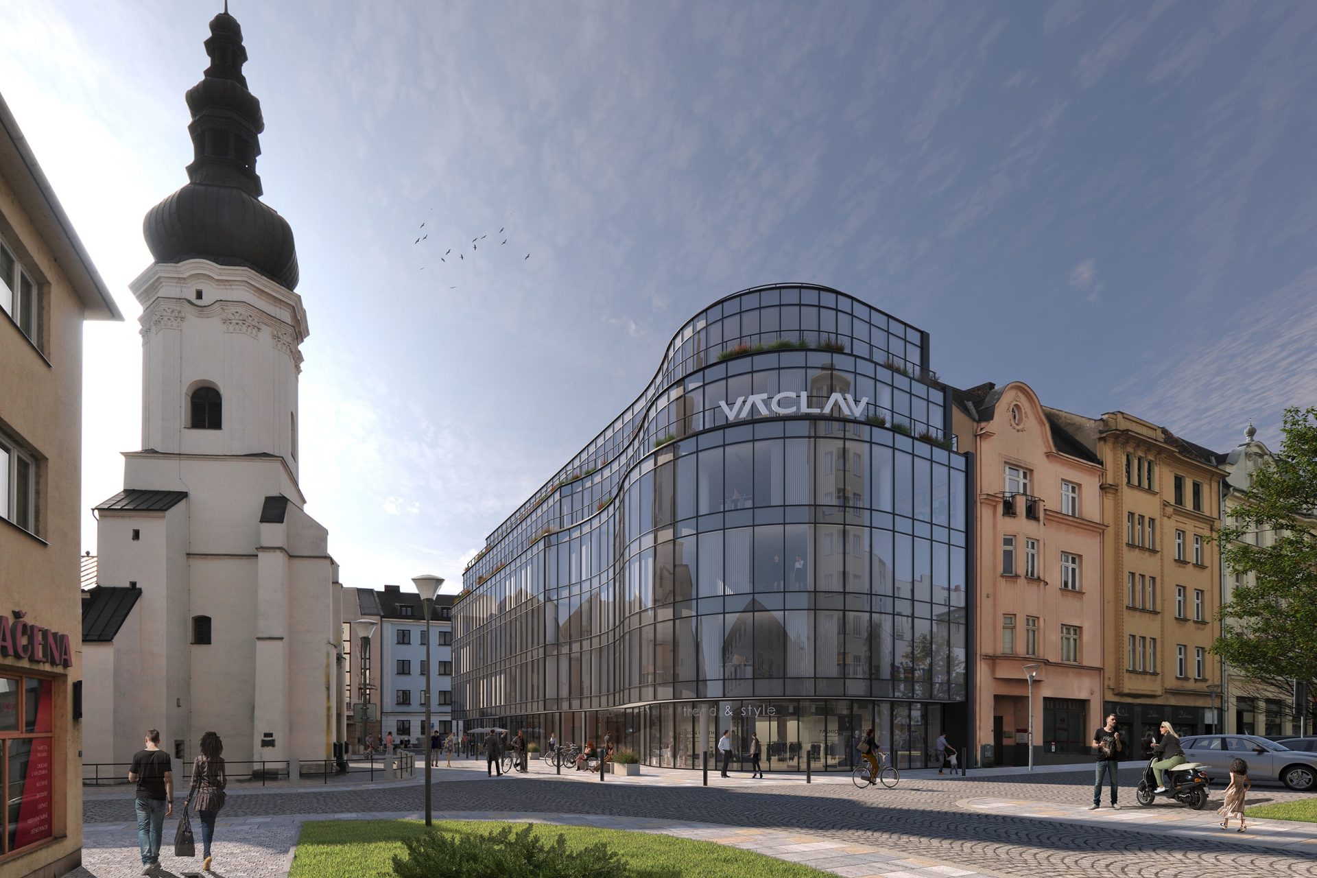 Developersky projekt Polyfunkční dům Václav