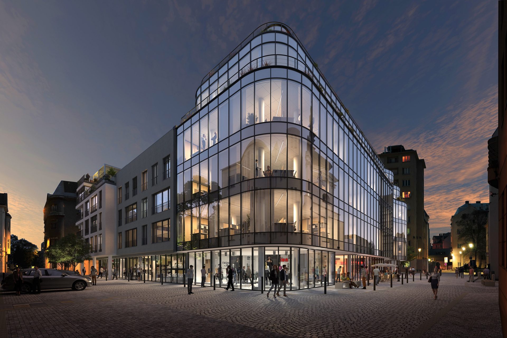 Developersky projekt Polyfunkční dům Václav 3