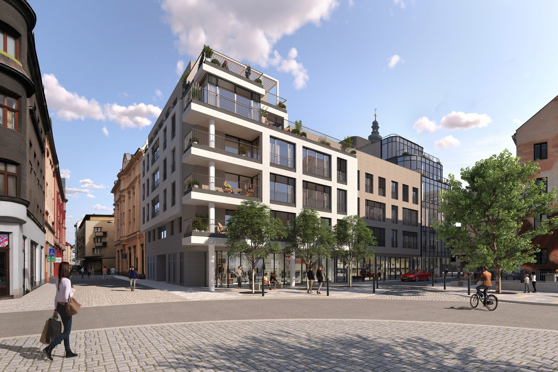 Developersky projekt Polyfunkční dům Václav 4