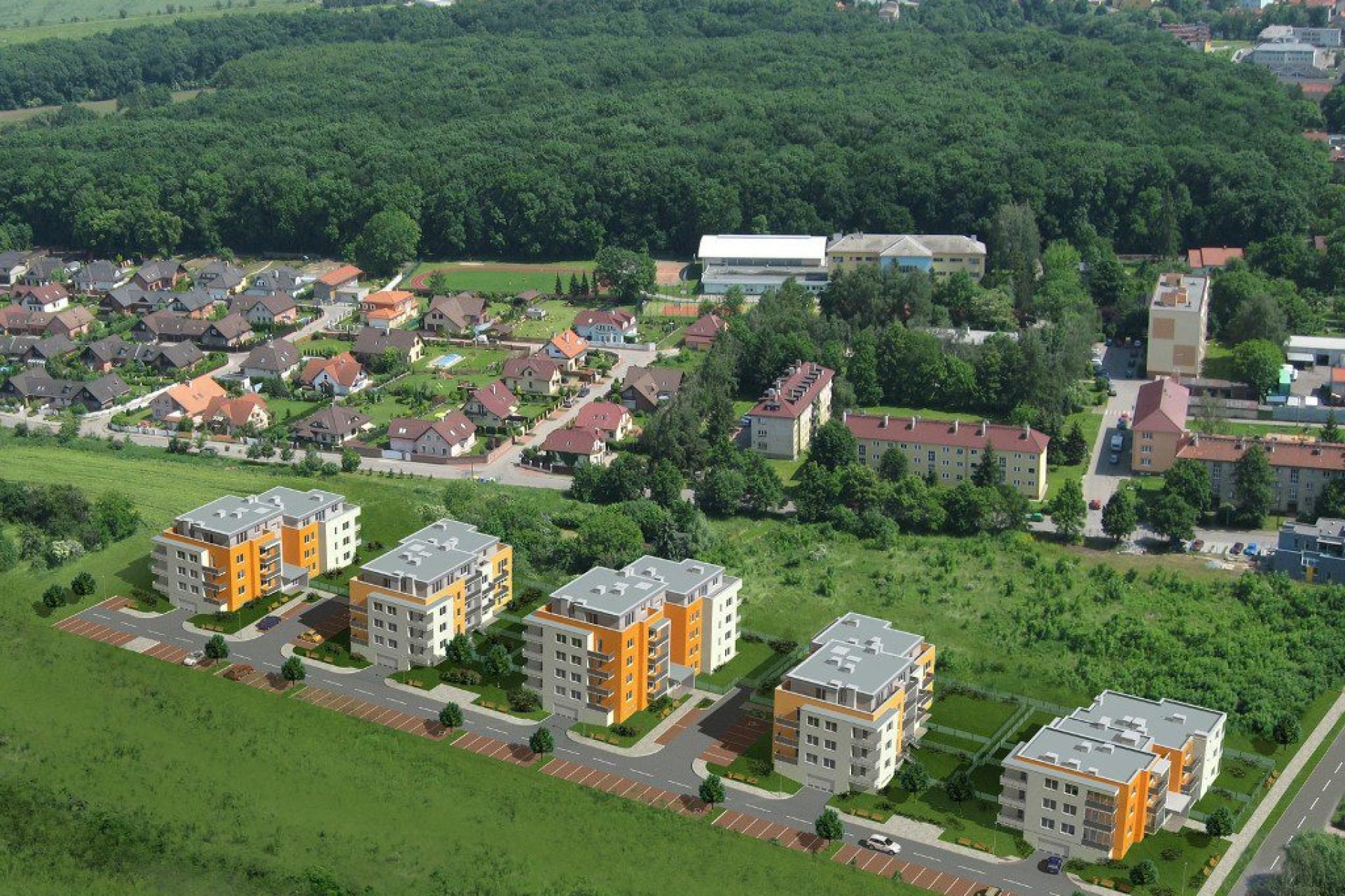 Developersky projekt Vilapark Uhříněveská obora 5