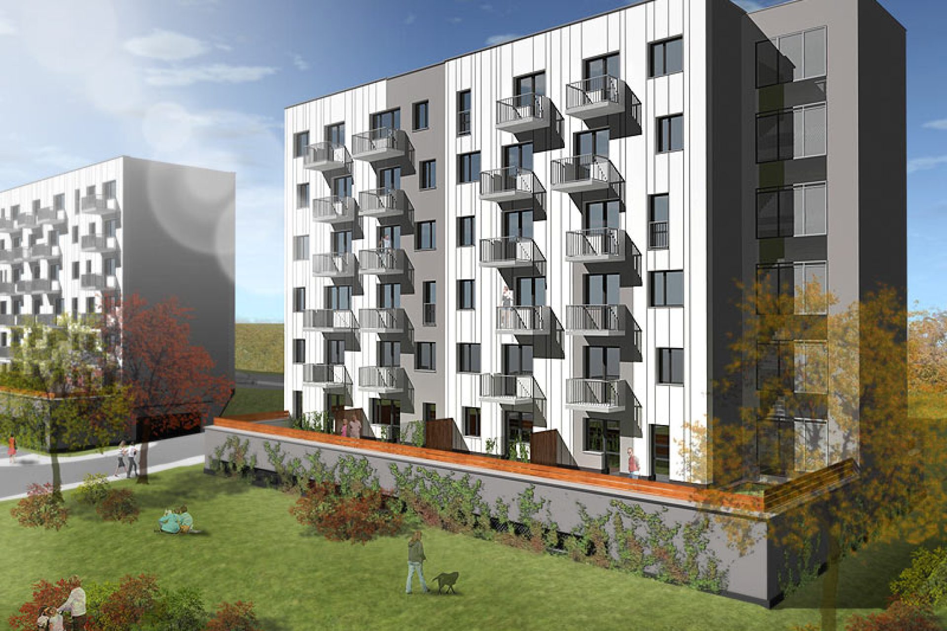 Developersky projekt Bytový a obchodní komplex Hostivař 4