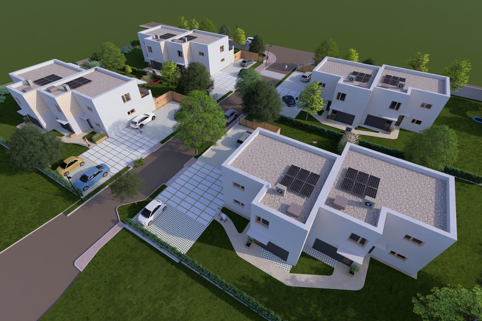 Developersky projekt Rodinné domy Knížecí Obora 3
