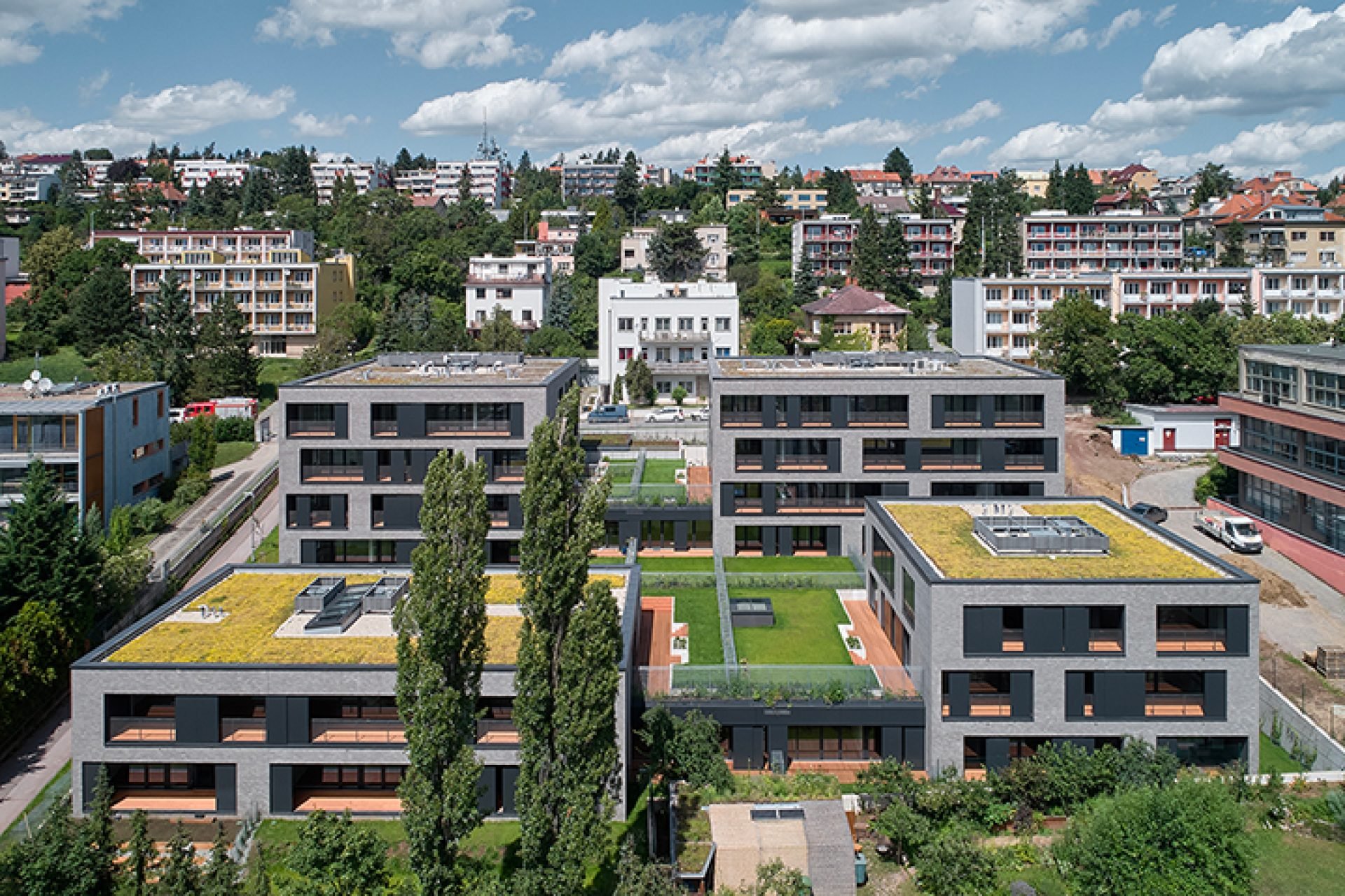 Developersky projekt Bytové domy Neumanka 3